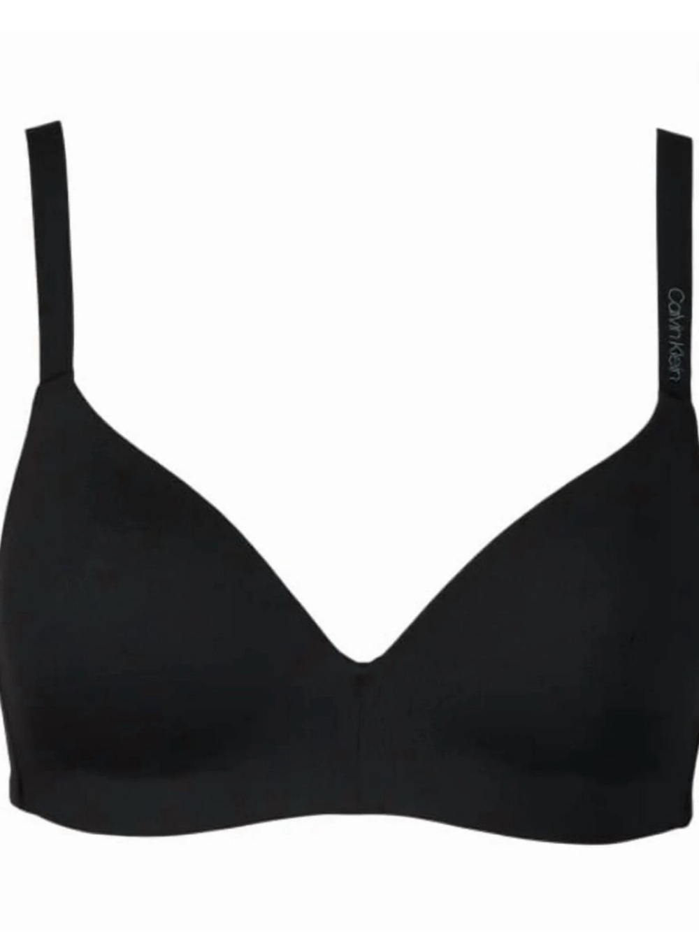 Calvin Klein Women’s Black and Tan Wireless T-Shirt Bra Set NWOT Large